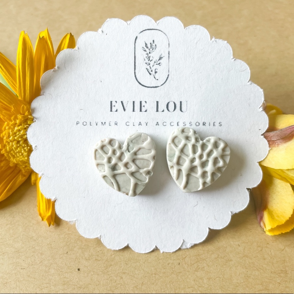 Polymer Clay detailed studs.